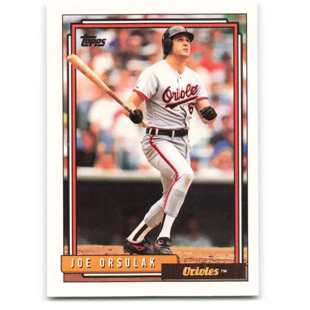 1992 Topps #325 Joe Orsulak NM-MT Baltimore Orioles Baseball Card - Baseball Card Single