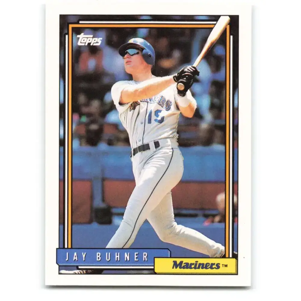 1992 Topps #327 Jay Buhner NM-MT Seattle Mariners Baseball Card - Baseball Card Single