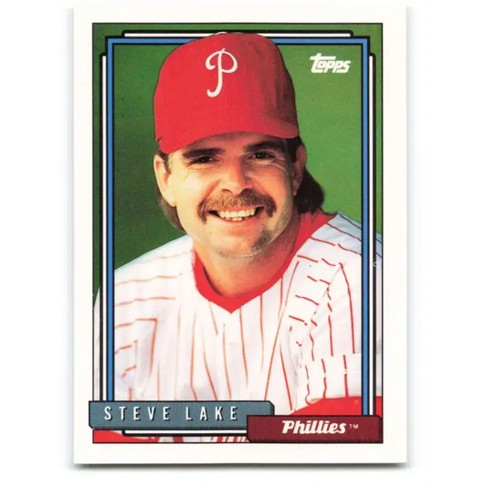 1992 Topps #331 Steve Lake NM-MT Philadelphia Phillies Baseball Card