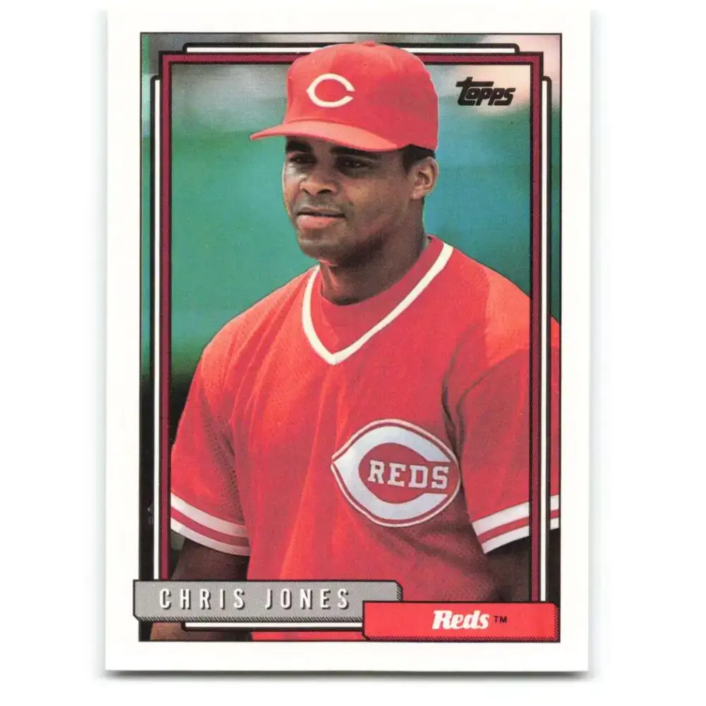 1992 Topps #332 Chris Jones NM-MT Cincinnati Reds Baseball Card - Baseball Card Single