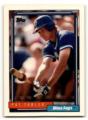 1992 Topps #333 Pat Tabler Toronto Blue Jays Baseball Cards EX/NM ID:61126 - Baseball Card Single