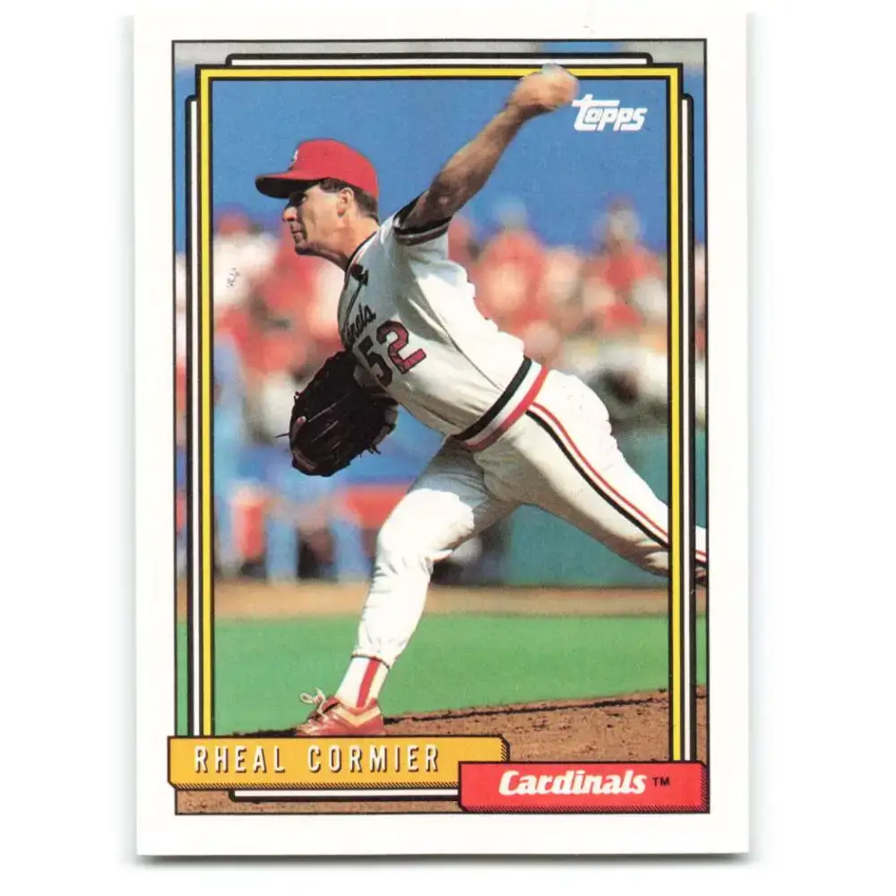 1992 Topps #346 Rheal Cormier NM-MT St. Louis Cardinals Baseball Card - Baseball Card Single