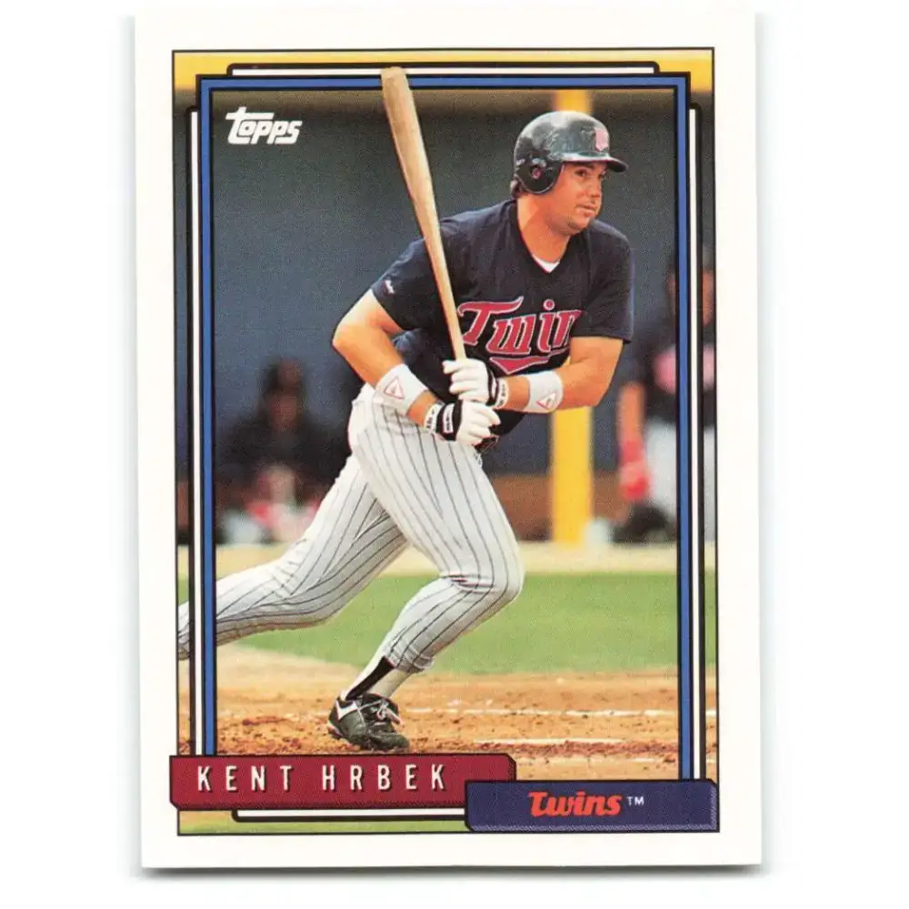 1992 Topps #347 Kent Hrbek NM-MT Minnesota Twins Baseball Card - Baseball Card Single