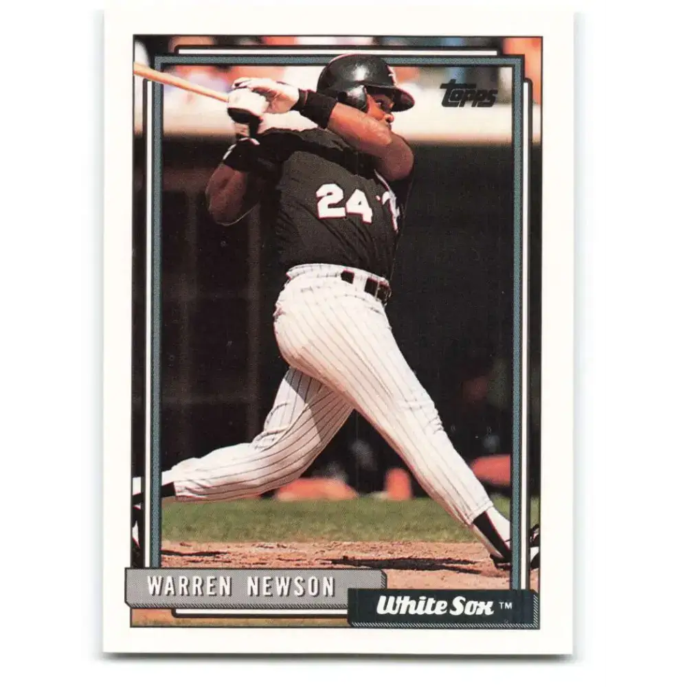 1992 Topps #355 Warren Newson NM-MT Chicago White Sox Baseball Card - Baseball Card Single