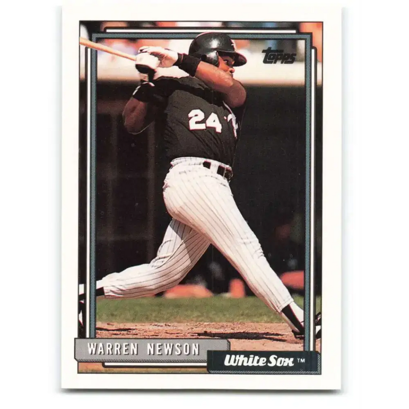 1992 Topps #355 Warren Newson NM-MT Chicago White Sox Baseball Card - Baseball Card Single