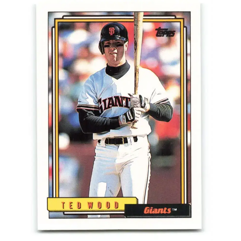 1992 Topps #358 Ted Wood NM-MT San Francisco Giants Baseball Card - Baseball Card Single