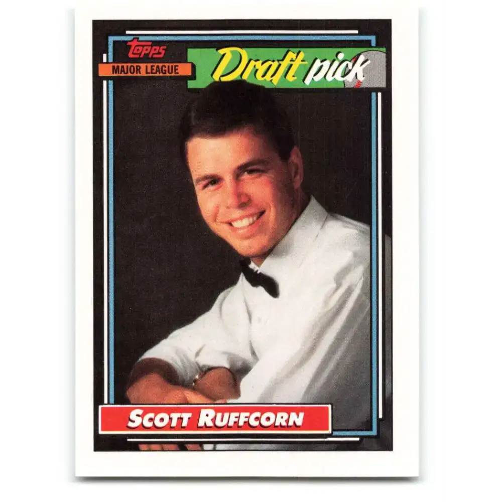 1992 Topps #36 Scott Ruffcorn NM-MT RC Rookie Chicago White Sox Baseball Card - Baseball Card Single