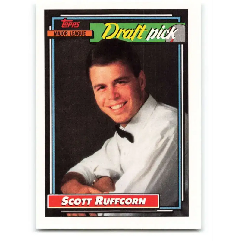 1992 Topps #36 Scott Ruffcorn NM-MT RC Rookie Chicago White Sox Baseball Card - Baseball Card Single