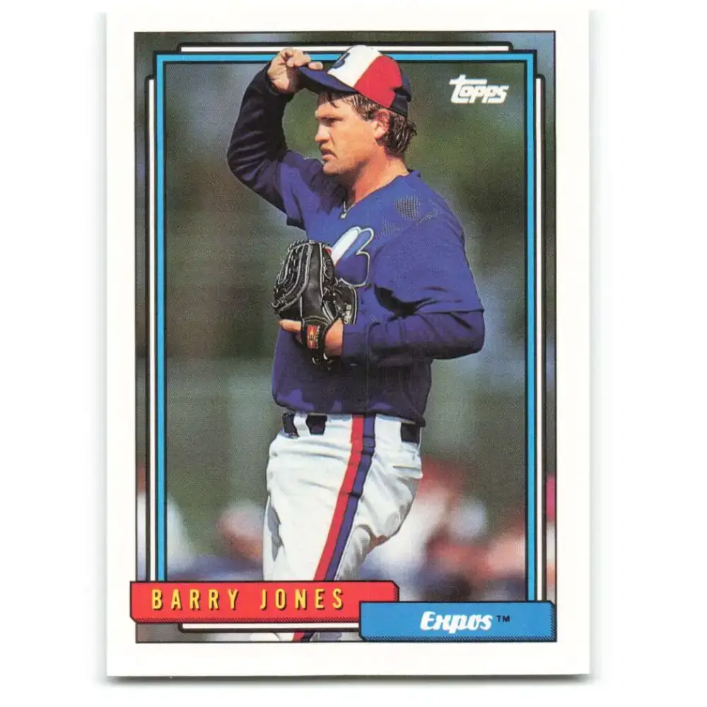 1992 Topps #361 Barry Jones NM-MT Montreal Expos Baseball Card - Baseball Card Single