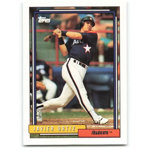 1992 Topps #362 Javier Ortiz NM-MT Houston Astros Baseball Card