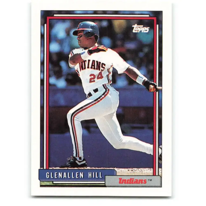 1992 Topps #364 Glenallen Hill NM-MT Cleveland Indians Baseball Card - Baseball Card Single
