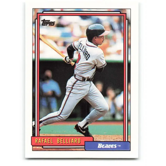 1992 Topps #367 Rafael Belliard NM-MT Atlanta Braves Baseball Card