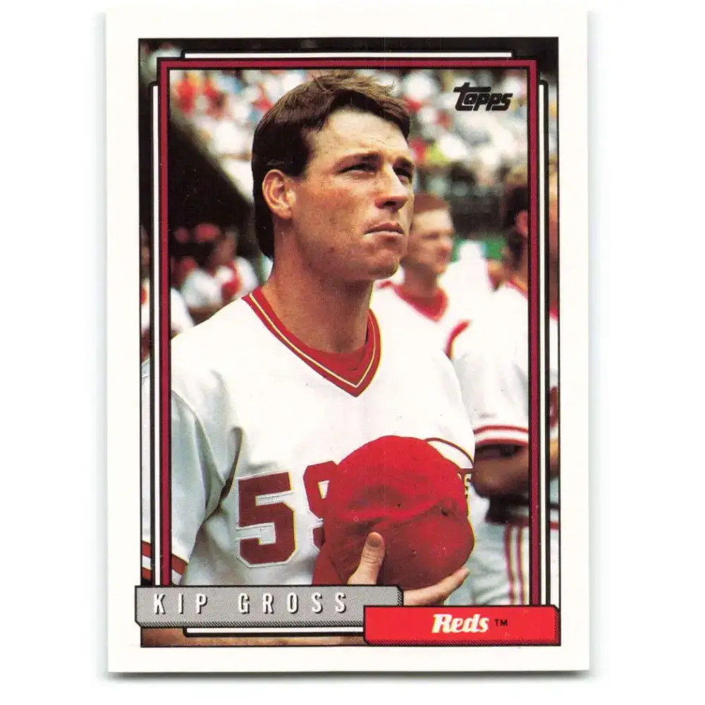 1992 Topps #372 Kip Gross NM-MT RC Rookie Cincinnati Reds Baseball Card