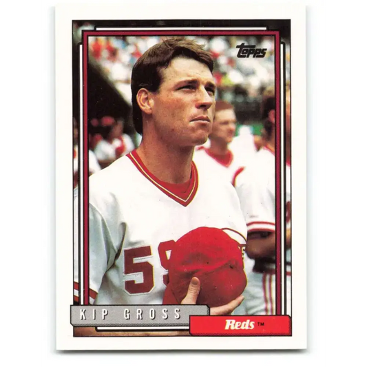 1992 Topps #372 Kip Gross NM-MT RC Rookie Cincinnati Reds Baseball Card - Baseball Card Single