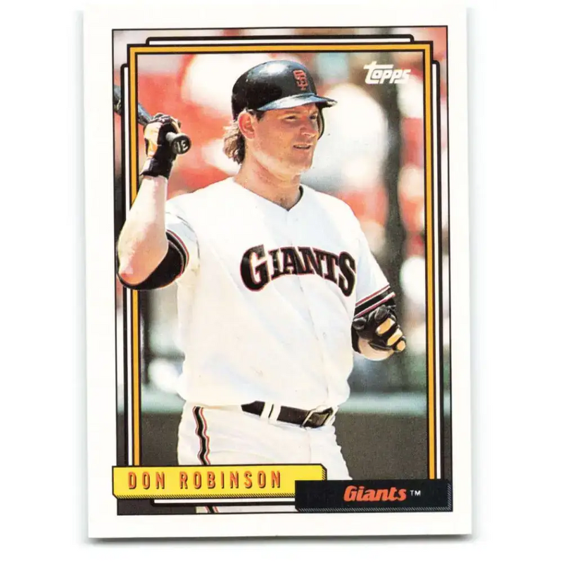 1992 Topps #373 Don Robinson NM-MT San Francisco Giants Baseball Card - Baseball Card Single