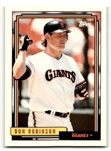 1992 Topps #373 Don Robinson San Francisco Giants Baseball Cards EX/ ID:55849 - Baseball Card Single