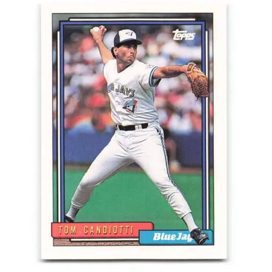 1992 Topps #38 Tom Candiotti EX Excellent Toronto Blue Jays Baseball Card - Baseball Card