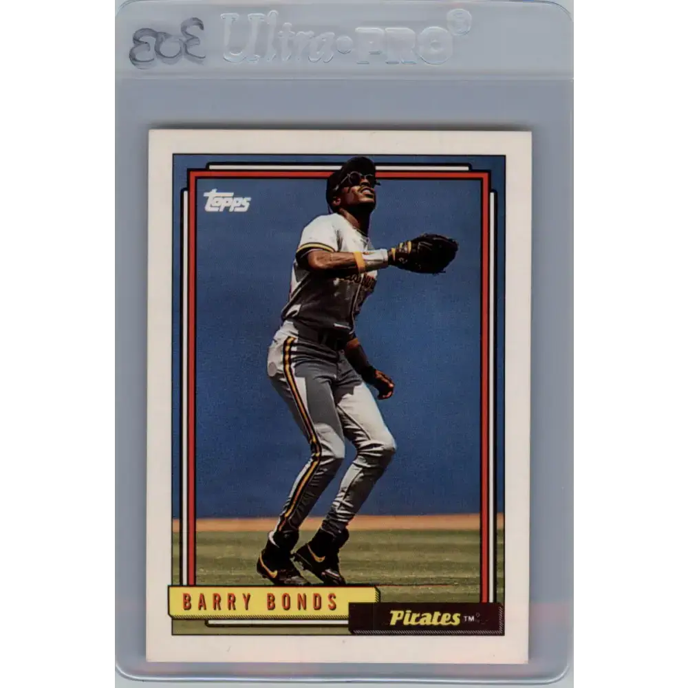 1992 Topps #380 Barry Bonds EX Excellent Pittsburgh Pirates Baseball Card