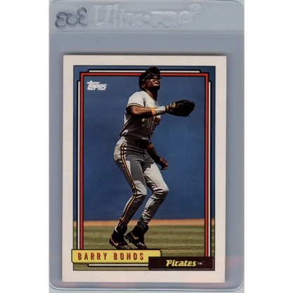 1992 Topps #380 Barry Bonds EX Excellent Pittsburgh Pirates Baseball Card