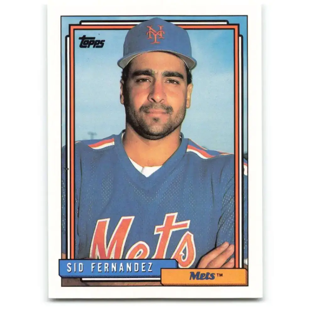1992 Topps #382 Sid Fernandez NM-MT New York Mets Baseball Card - Baseball Card Single