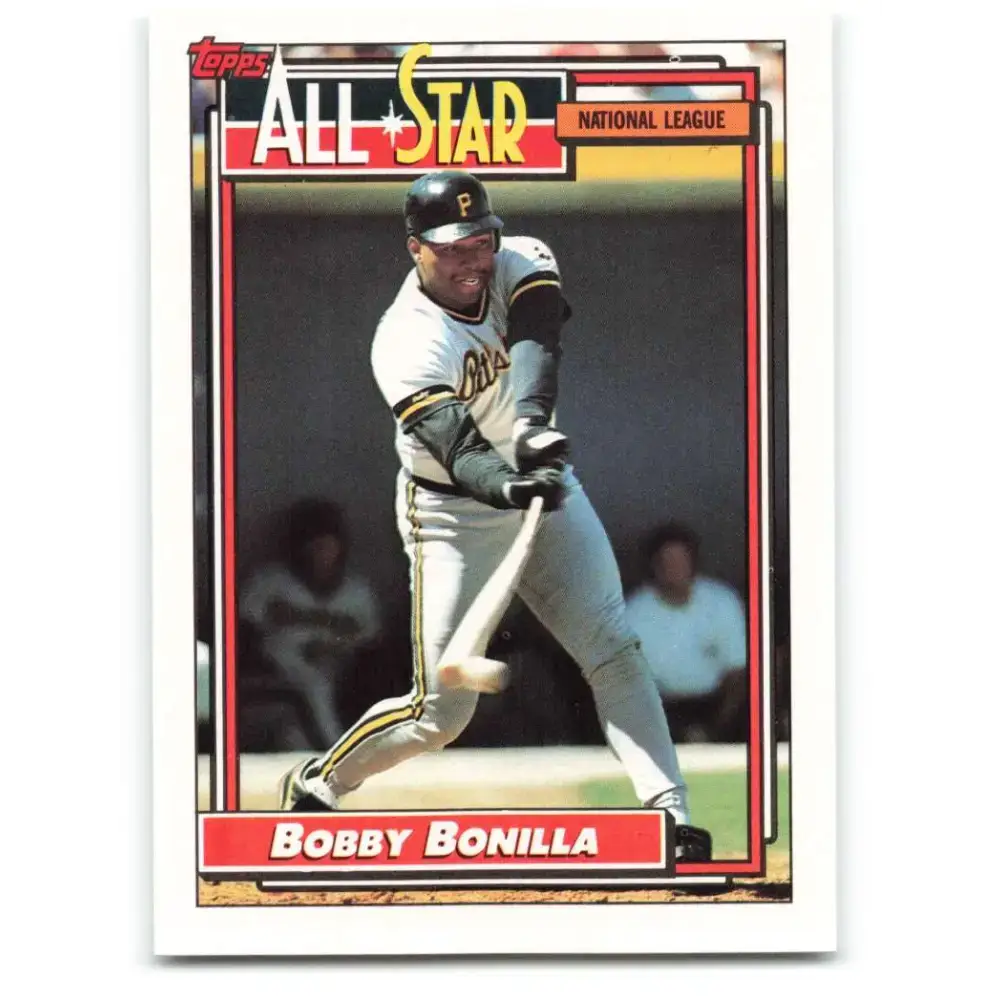 1992 Topps #392 Bobby Bonilla NM-MT Pittsburgh Pirates Baseball Card - Baseball Card Single