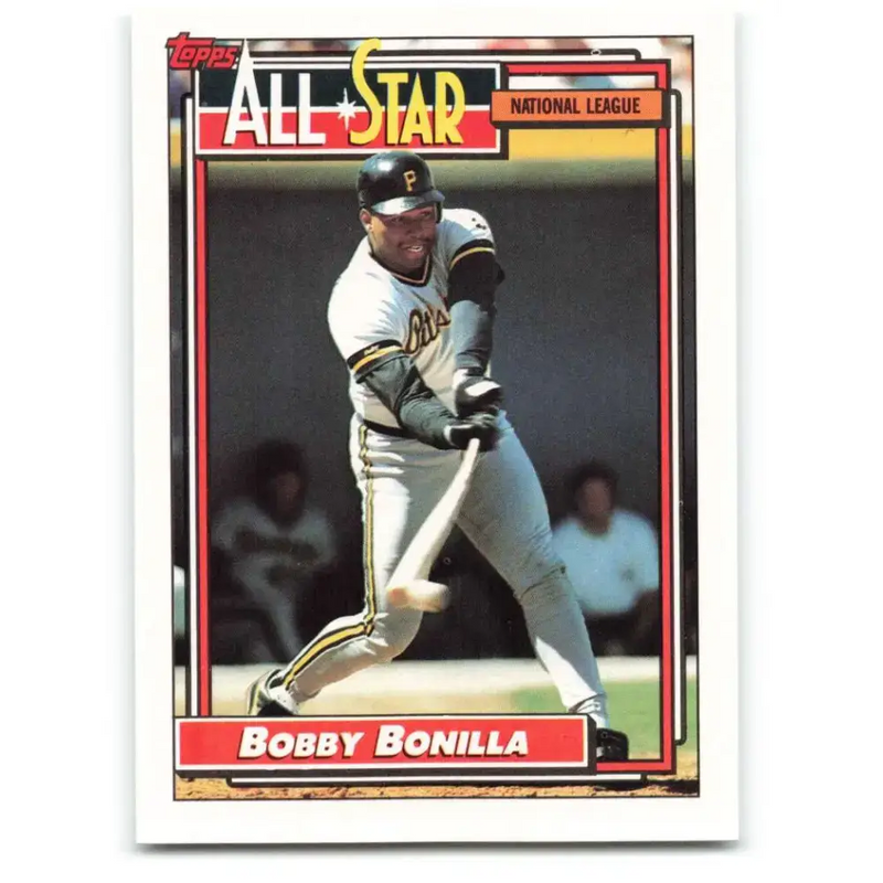 1992 Topps #392 Bobby Bonilla NM-MT Pittsburgh Pirates Baseball Card - Baseball Card Single