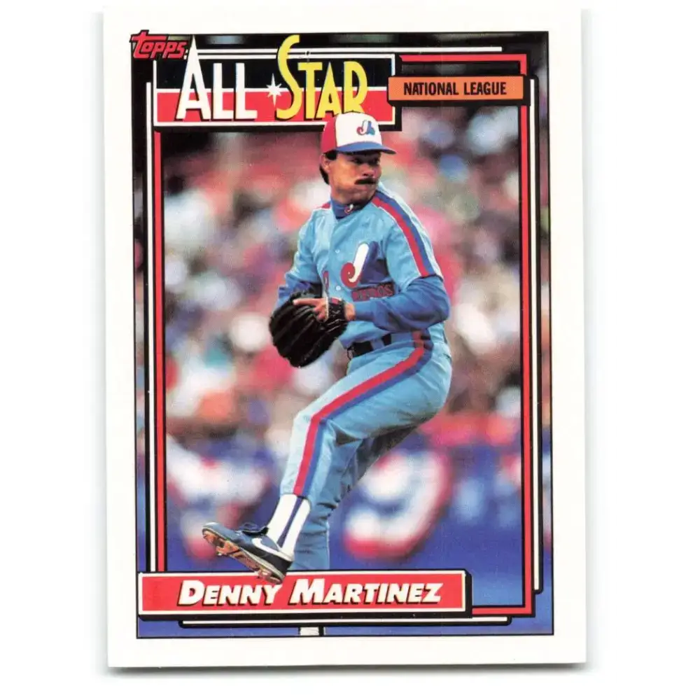 1992 Topps #394 Dennis Martinez NM-MT Montreal Expos Baseball Card - Baseball Card Single