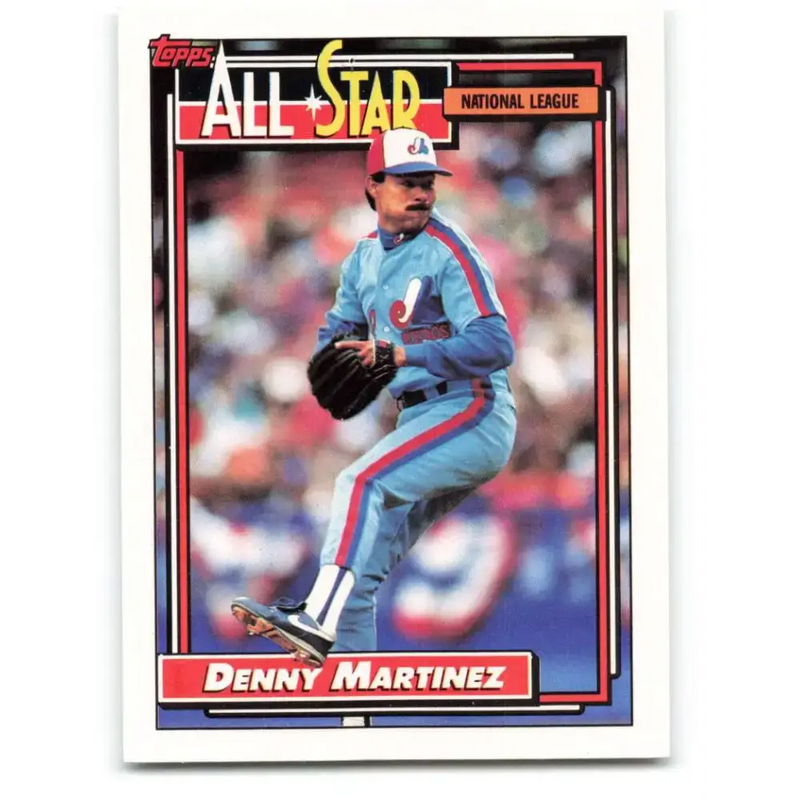 1992 Topps #394 Dennis Martinez NM-MT Montreal Expos Baseball Card - Baseball Card Single