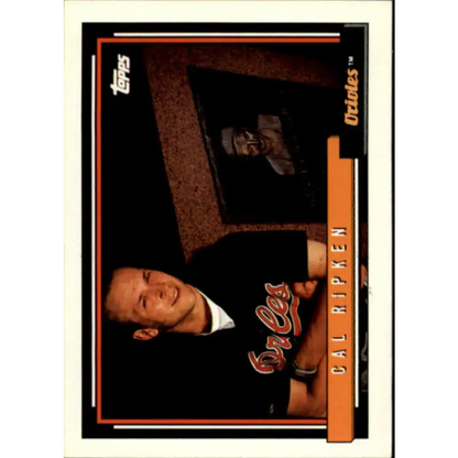 1992 Topps #40 Cal Ripken Jr. EX Excellent Baltimore Orioles Baseball Card - Baseball Card