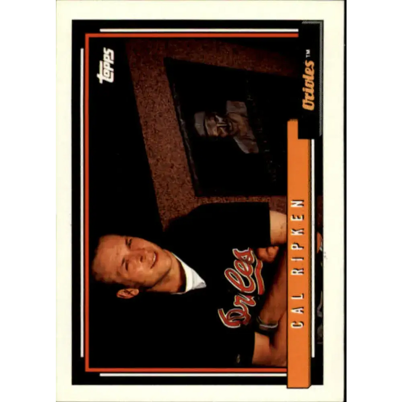 1992 Topps #40 Cal Ripken Jr. NM-MT Baltimore Orioles Baseball Card - Baseball Card Single