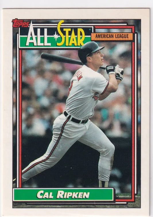 1992 TOPPS #400 CAL RIPKEN ALL STAR- BALTIMORE ORIOLES - Baseball Card Single