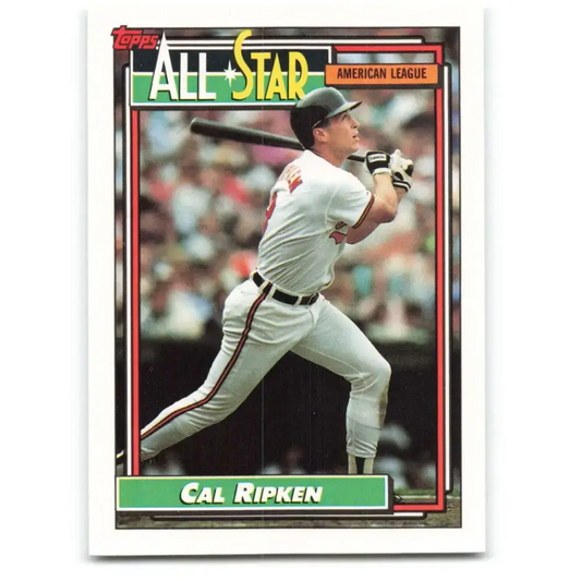 1992 Topps #400 Cal Ripken Jr. NM-MT Baltimore Orioles Baseball Card - Baseball Card Single
