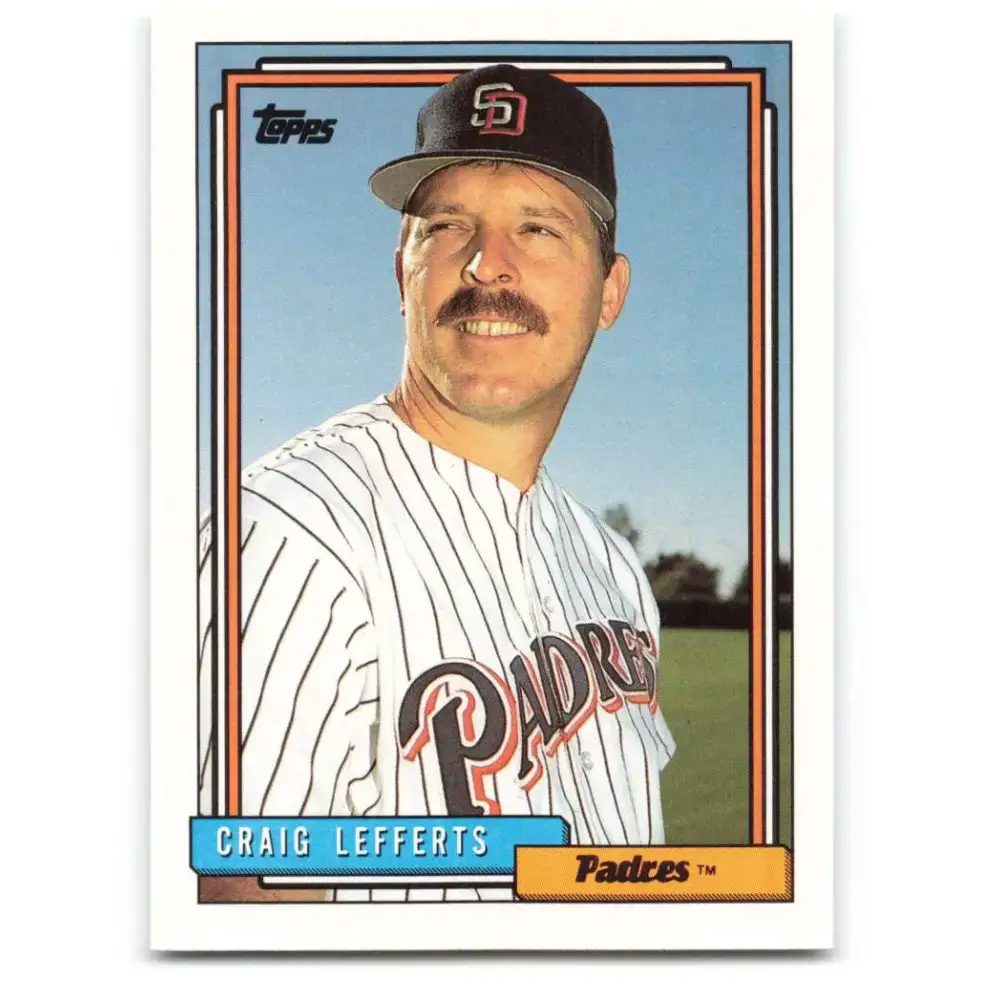 1992 Topps #41 Craig Lefferts NM-MT San Diego Padres Baseball Card - Baseball Card Single