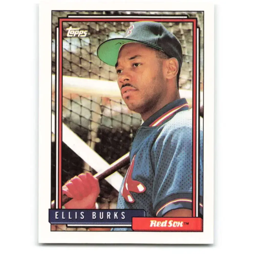 1992 Topps #416 Ellis Burks NM-MT Boston Red Sox Baseball Card - Baseball Card Single