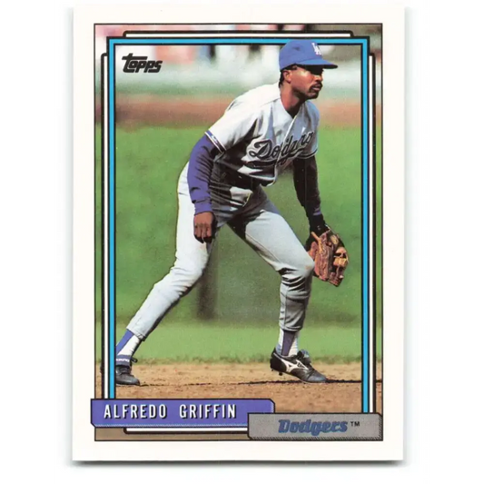 1992 Topps #418 Alfredo Griffin NM-MT Los Angeles Dodgers Baseball Card