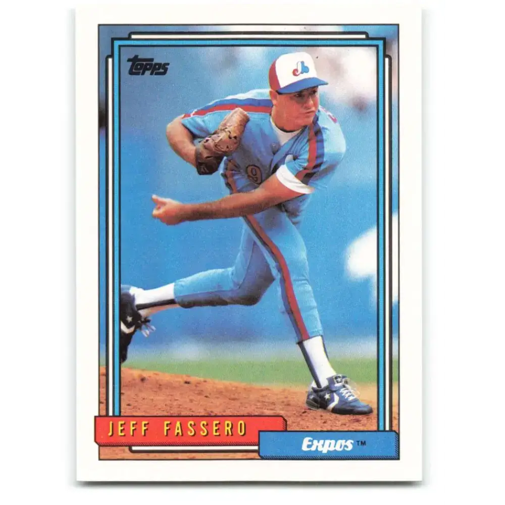 1992 Topps #423 Jeff Fassero NM-MT Montreal Expos Baseball Card - Baseball Card Single