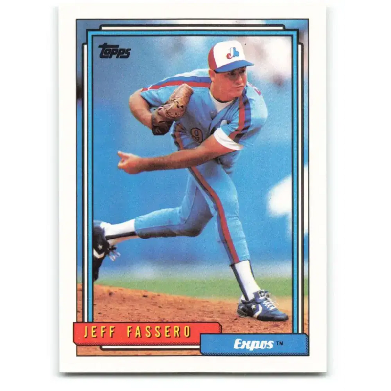 1992 Topps #423 Jeff Fassero NM-MT Montreal Expos Baseball Card - Baseball Card Single