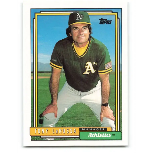 1992 Topps #429 Tony LaRussa NM-MT Oakland Athletics Baseball Card