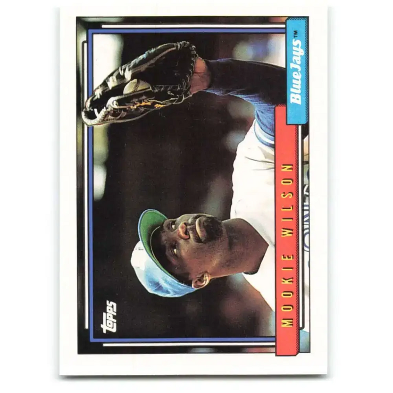 1992 Topps #436 Mookie Wilson NM-MT Toronto Blue Jays Baseball Card - Baseball Card Single