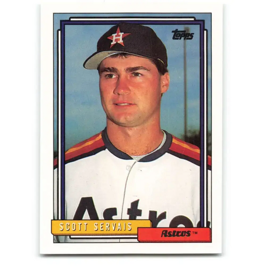 1992 Topps #437 Scott Servais NM-MT Houston Astros Baseball Card
