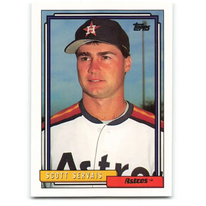 1992 Topps #437 Scott Servais NM-MT Houston Astros Baseball Card - Baseball Card Single