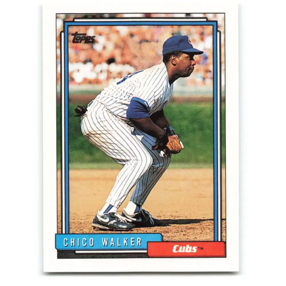 1992 Topps #439 Chico Walker NM-MT Chicago Cubs Baseball Card - Baseball Card Single