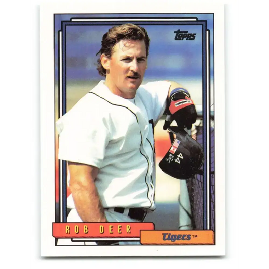 1992 Topps #441 Rob Deer NM-MT Detroit Tigers Baseball Card