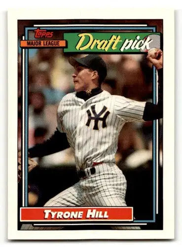 1992 Topps #444 Tyrone Hill Milwaukee Brewers Baseball Cards EX/NM ID:61162 - Baseball Card Single
