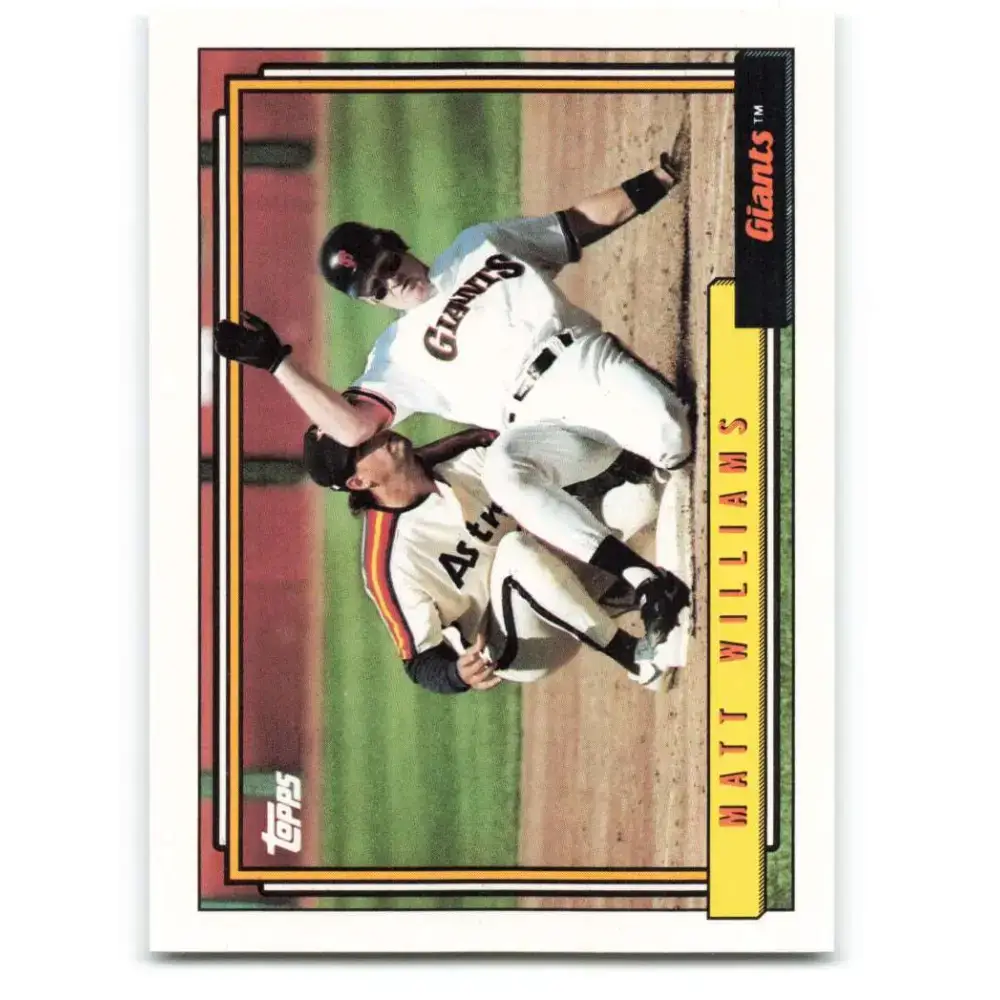 1992 Topps #445 Matt Williams NM-MT San Francisco Giants Baseball Card