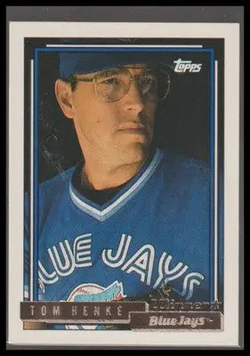 1992 Topps #451 Tom Henke Gold Winners