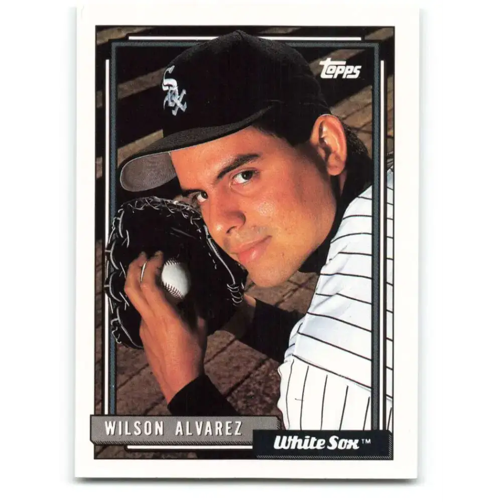 1992 Topps #452 Wilson Alvarez EX Excellent Chicago White Sox Baseball Card - Baseball Card