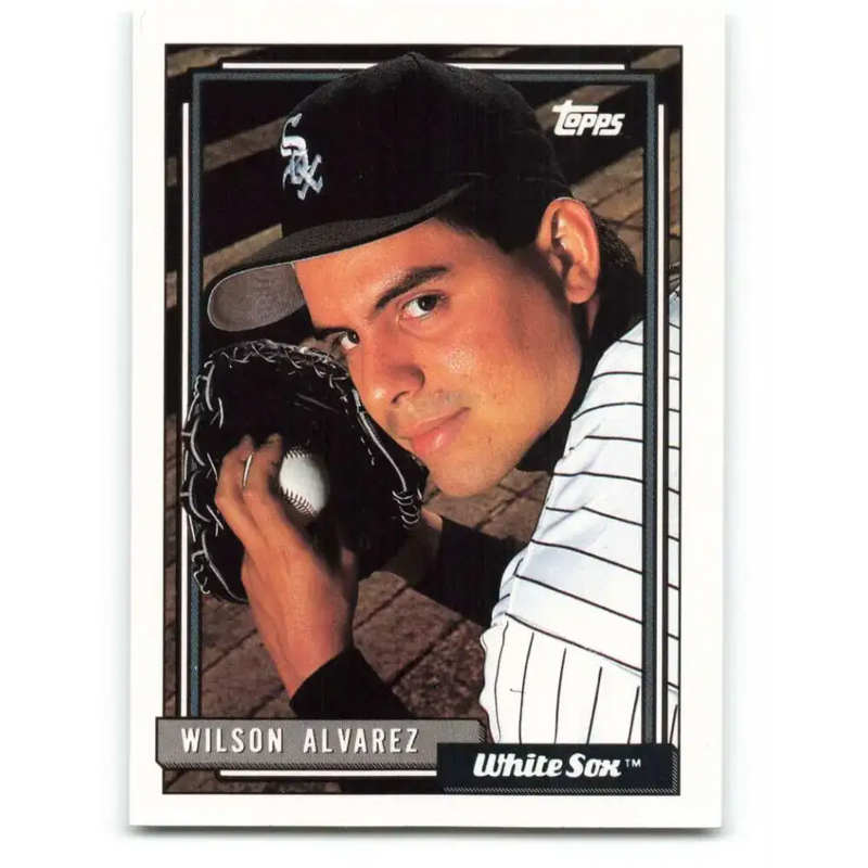 1992 Topps #452 Wilson Alvarez NM-MT Chicago White Sox Baseball Card - Baseball Card Single