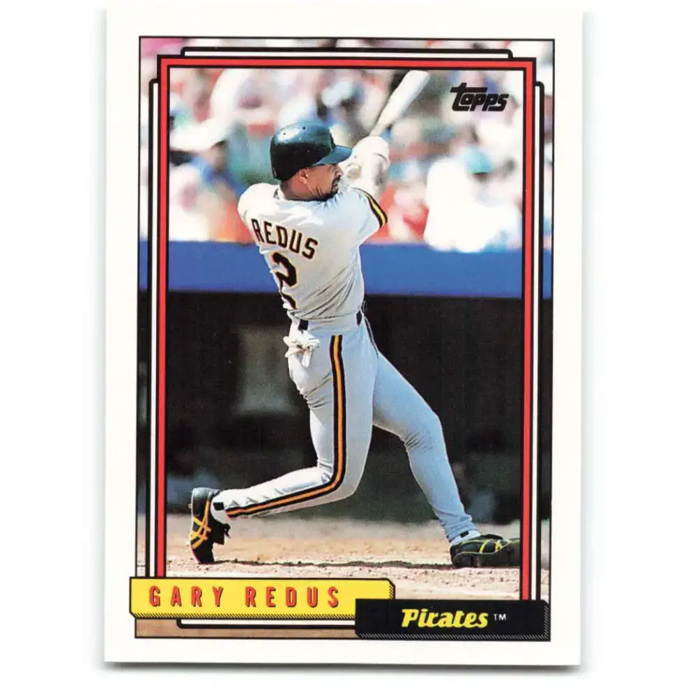 1992 Topps #453 Gary Redus NM-MT Pittsburgh Pirates Baseball Card - Baseball Card Single