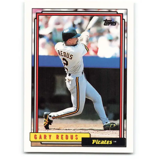 1992 Topps #453 Gary Redus NM-MT Pittsburgh Pirates Baseball Card - Baseball Card Single